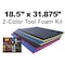 5S Supplies Tool Box Foam Insert 2 Color 18.5in x 31.875in Black Top / Red Bottom TSF-1831-BLKRD - alternate 2